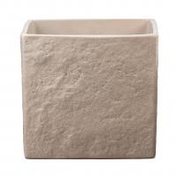 Кашпо керамическое куб Stone / Стоун